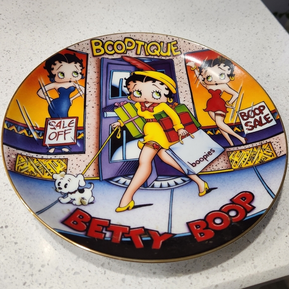 Danbury Mint Other - Betty Boop Collector Plate " Shop Till You Drop"